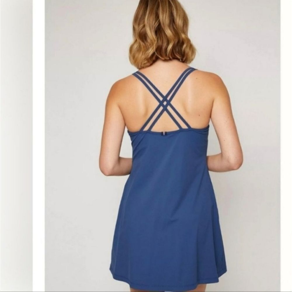 FourLaps Vitality Dress in Midnight Athletic Skort Dress